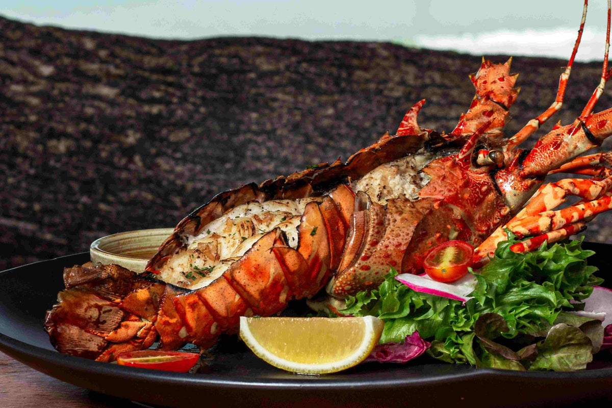 Lobster Tail Extravaganza Indulgent Seafood Delight for Men Beard