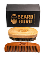Load image into Gallery viewer, Beard Brush and Beard Comb Set - Bristle Brush