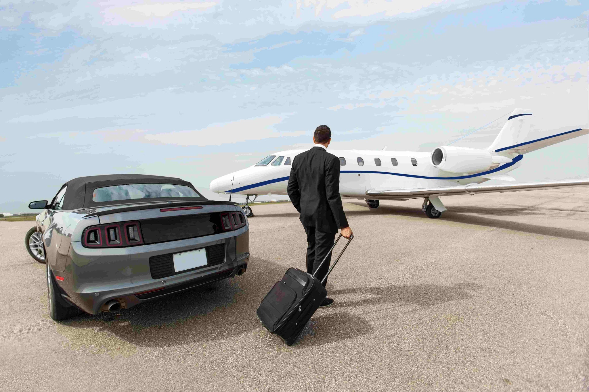 The Impact of Private Jets on Men's Business Travels