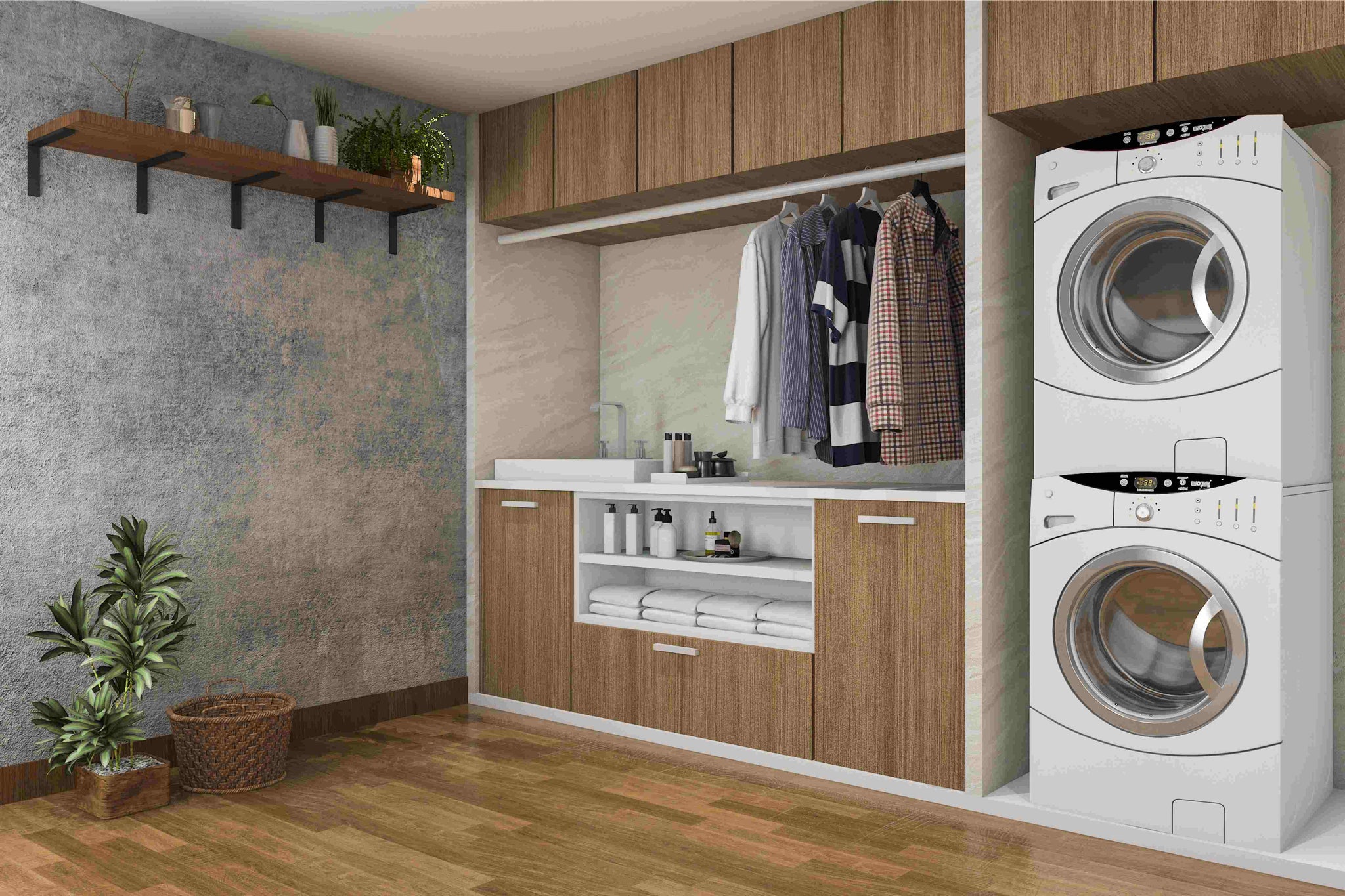 Men's Laundry Room Haven: Clean Clothes and Household Efficiency