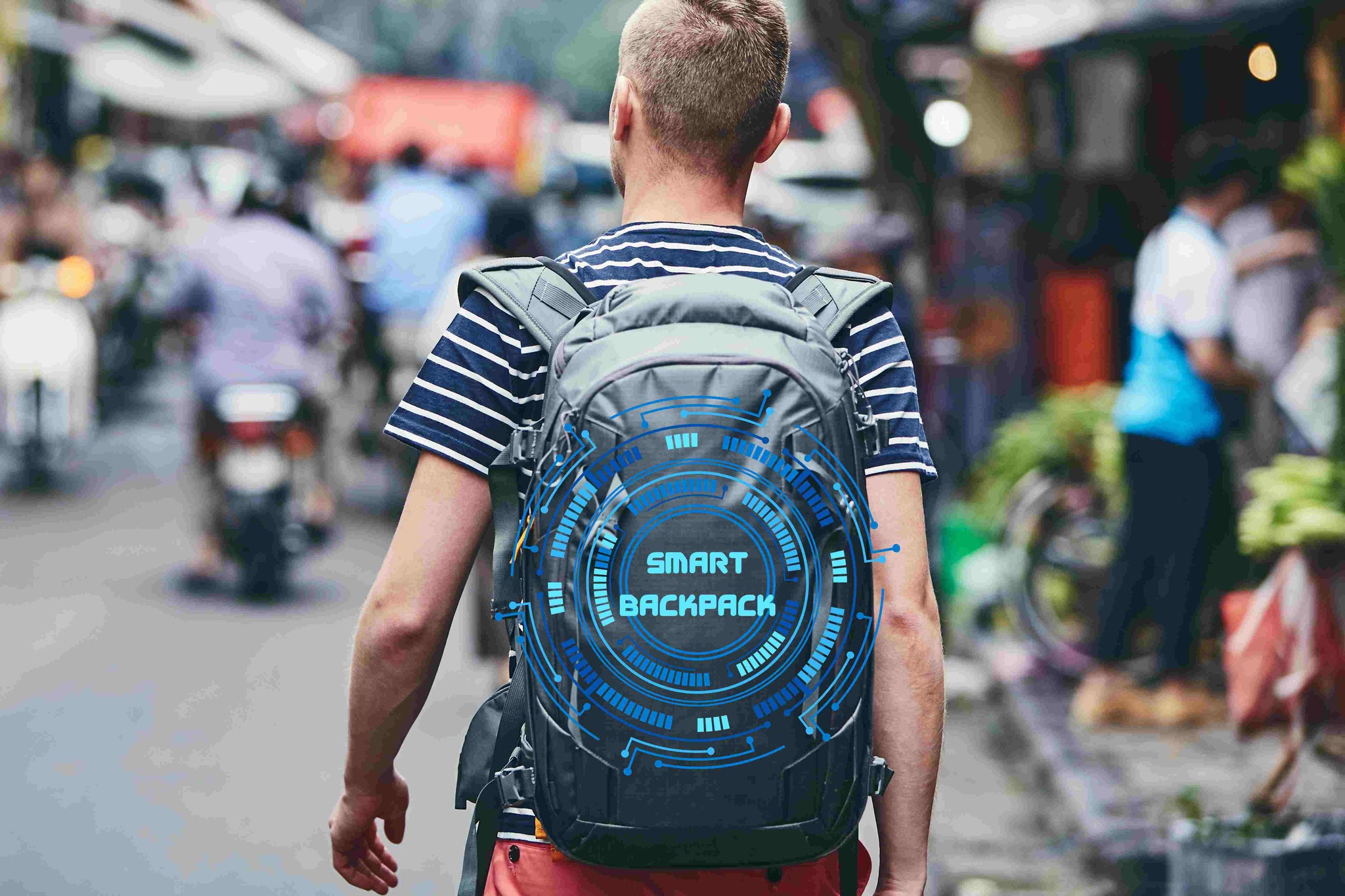 Smart Backpacks for Men: Technology-Infused Travel Gear