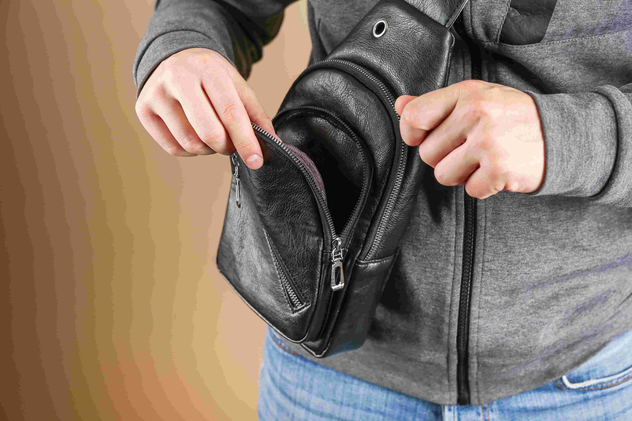 Hands-Free Convenience: The Men's Crossbody Bag