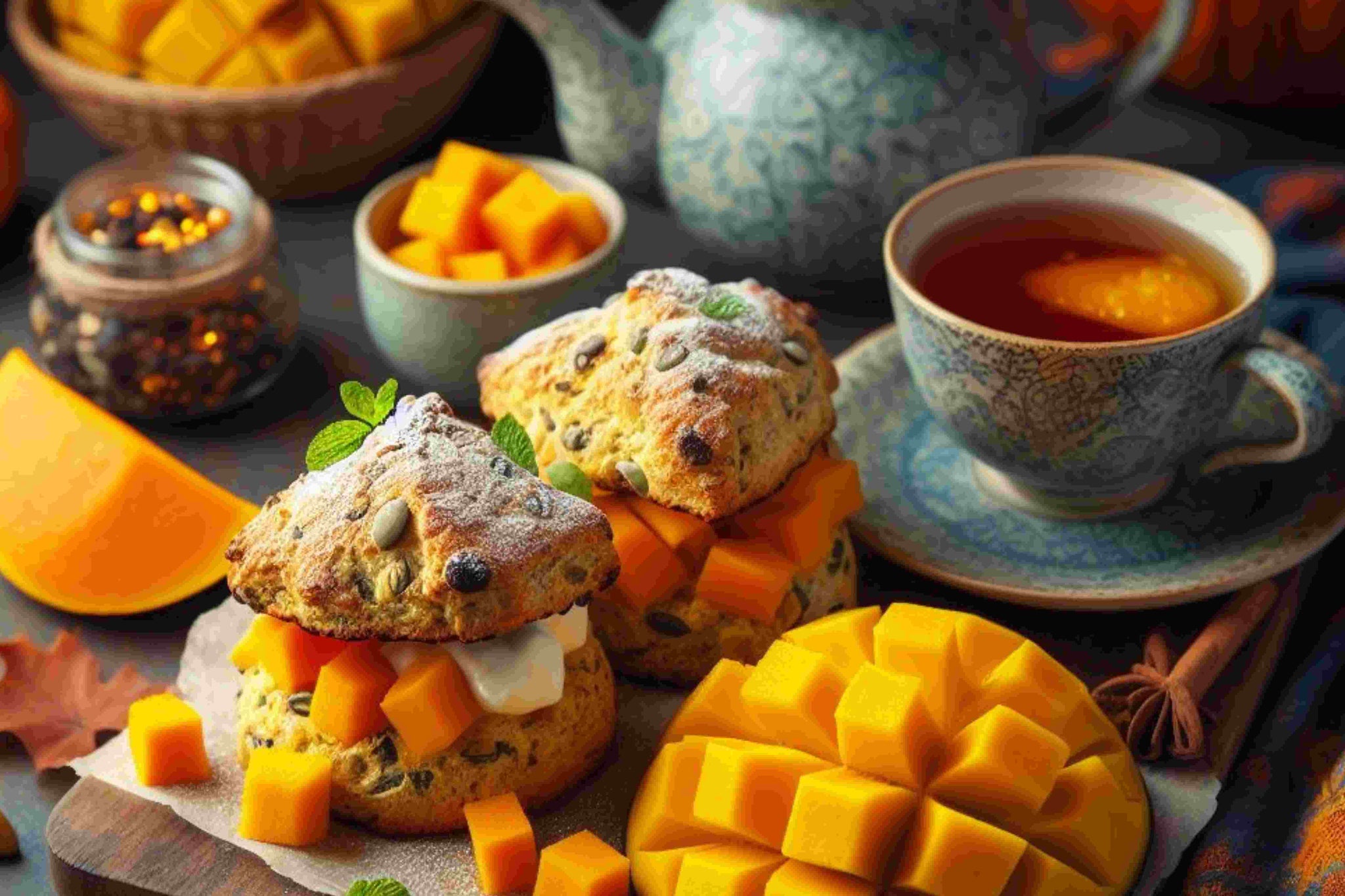 Pumpkin Scones and Mango Magic: Australian Tea Time Treats for Men