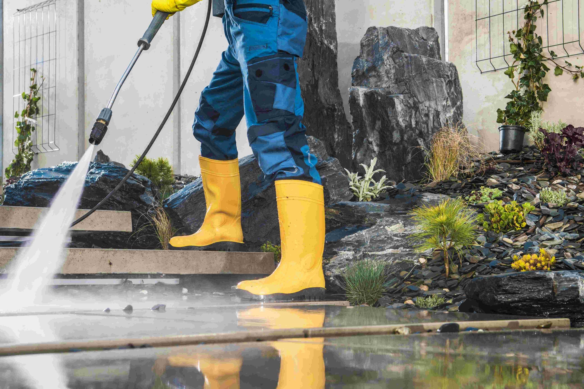 Pressure Washing Pioneers: Men's Superiority in Patio Maintenance