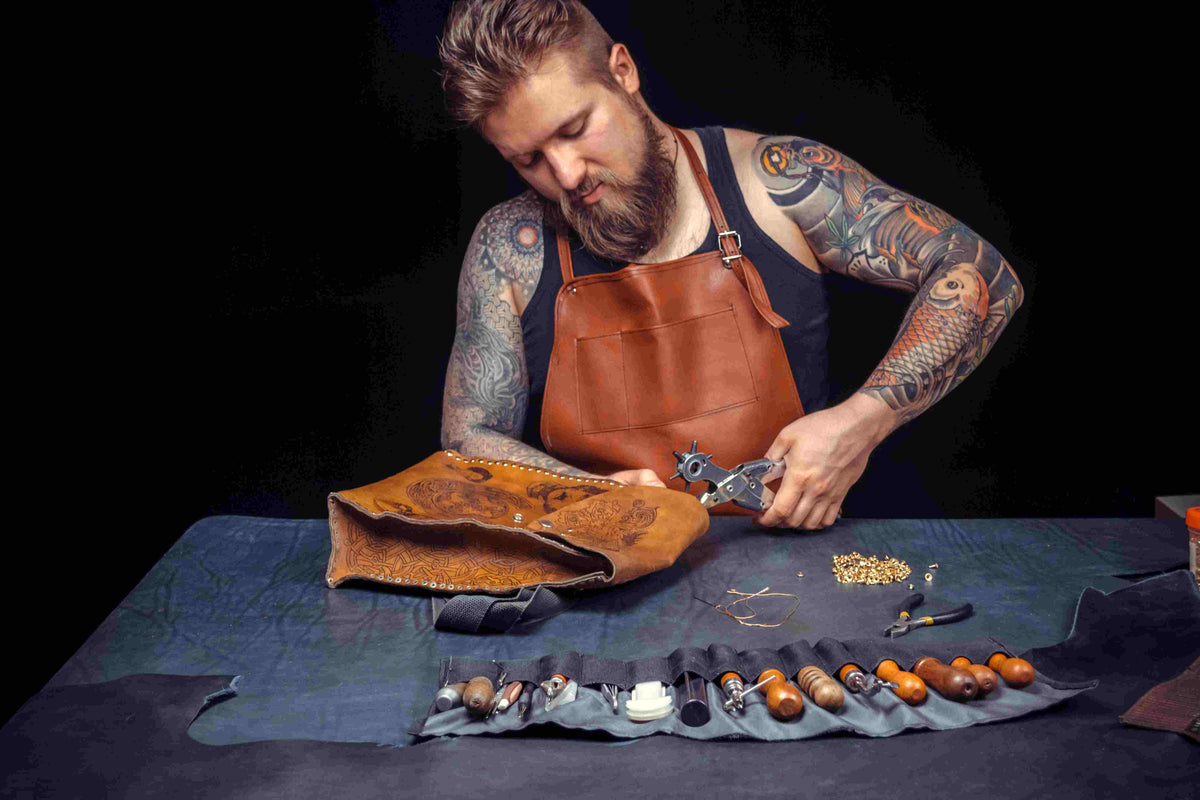 Men’s Leatherworking Projects: Crafting Timeless Pieces – Beard Guru ...