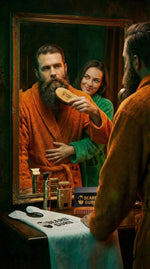 Load image into Gallery viewer, Beard Brush and Beard Comb Set - Bristle Brush
