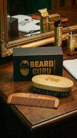 Load image into Gallery viewer, Beard Brush and Beard Comb Set - Bristle Brush
