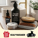 Load image into Gallery viewer, All in one Beard Care Pack - Beard oil, Beard Wash, Beard Balm and Beard Brush
