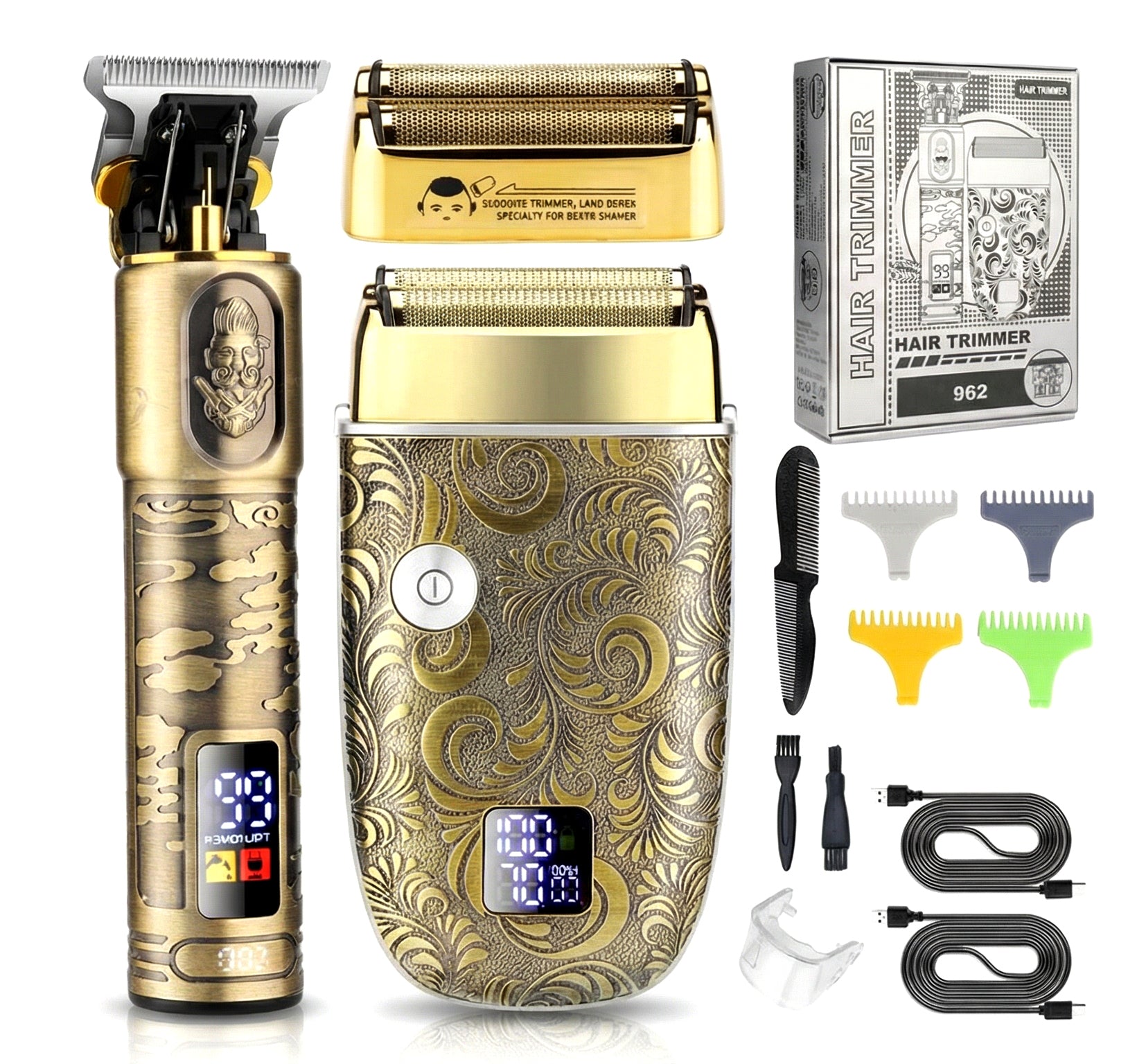 Beard Guru Trimmer and Electric Shaver Set 2026