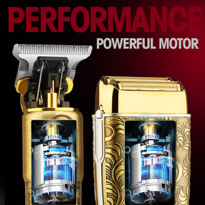 Beard Trimmer and Electric Shaver Set - 2026 Model