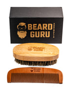 Load image into Gallery viewer, Beard Brush and Beard Comb Set - Bristle Brush
